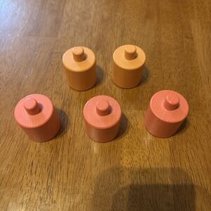 Lovevery Wooden Stacking Pegs Only The Adventurer Kit 5 Pegs REPLACEMENT‎ PARTS